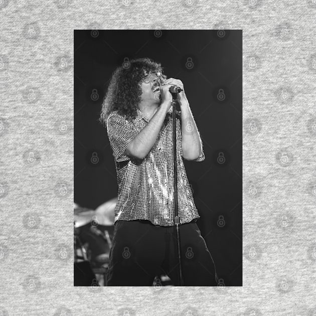 Weird Al Yankovic BW Photograph by Concert Photos